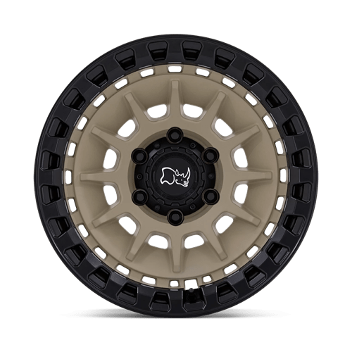 Black Rhino BARRAGE Desert Sand On Matte Black 17x8.5 -10 6x135mm 87.1mm - Wheelwiz