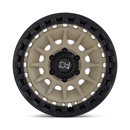Black Rhino BARRAGE Desert Sand On Matte Black 18x9 0 6x139.7mm 106.1mm - Wheelwiz