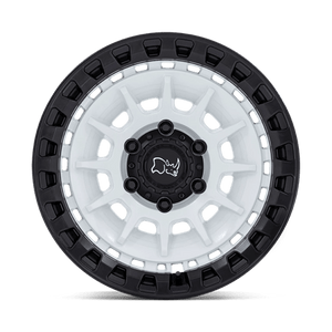 Black Rhino BARRAGE Gloss White On Matte Black 17x8.5 -10 6x135mm 87.1mm