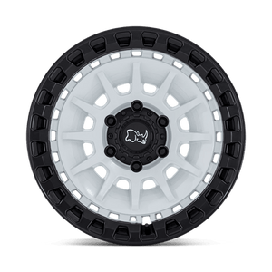 Black Rhino BARRAGE Gloss White On Matte Black 18x9 0 6x135mm 87.1mm