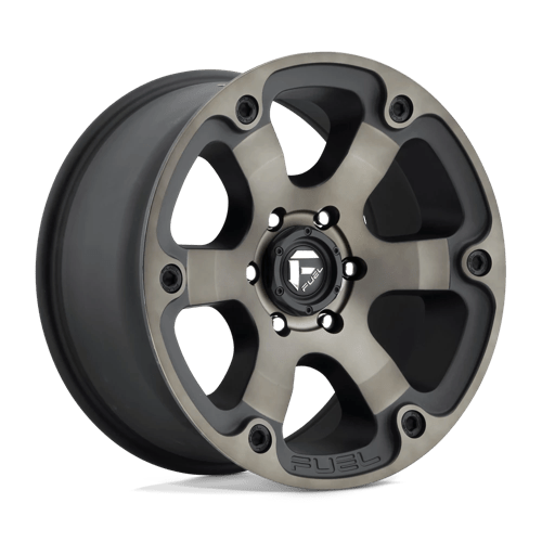 Fuel Offroad D564 BEAST Matte Black Double Dark Tint 17x9 -12 6x139.7mm 108mm - Wheelwiz