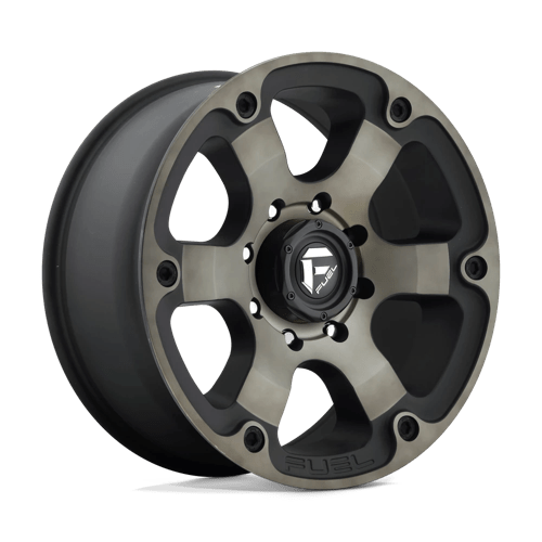Fuel Offroad D564 BEAST Matte Black Double Dark Tint 20x9 +1 8x180mm 124.2mm - Wheelwiz