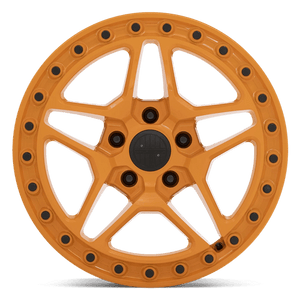 Victor Equipment BERG Gloss Orange W/ Black Bolts 17x8 +10 5x130mm 71.5mm - Wheelwiz