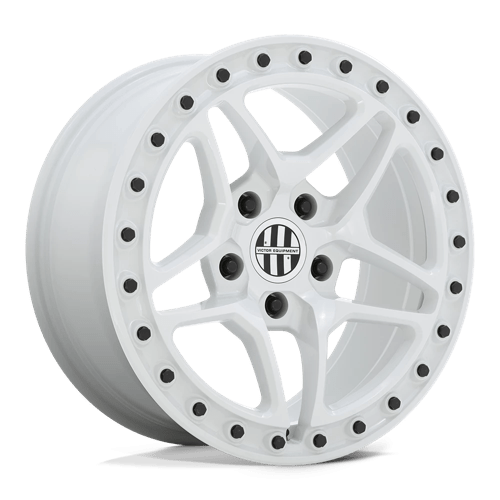 Victor Equipment BERG Gloss White W/ Black Bolts 17x8 +20 5x130mm 71.5mm - Wheelwiz