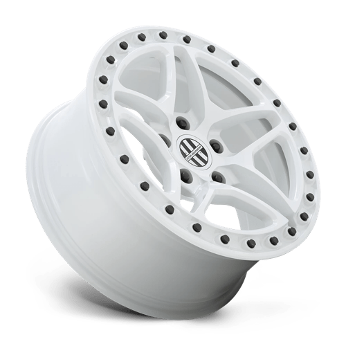Victor Equipment BERG Gloss White W/ Black Bolts 17x8 +20 5x130mm 71.5mm - Wheelwiz