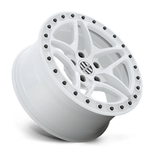 Victor Equipment BERG Gloss White W/ Black Bolts 17x8 +20 5x130mm 71.5mm - Wheelwiz