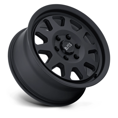 Black Rhino STADIUM Matte Black 16x8 +45 5x160mm 65.1mm - Wheelwiz