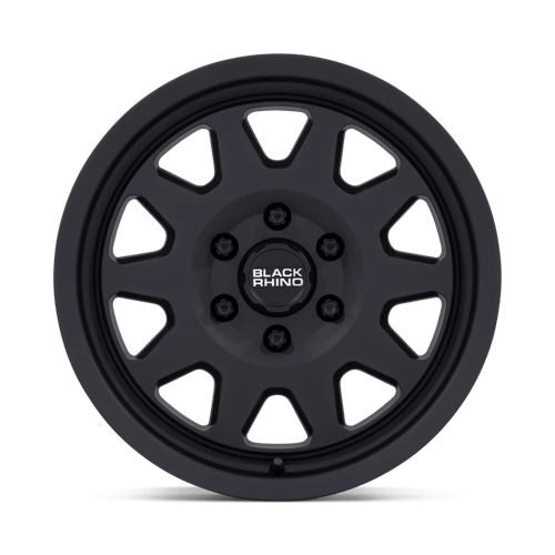 Black Rhino STADIUM Matte Black 17x8 +38 6x130mm 84.1mm - Wheelwiz