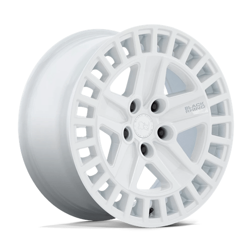 Black Rhino ALSTON Gloss White 18x8.5 +25 5x114.3mm 72.6mm - Wheelwiz