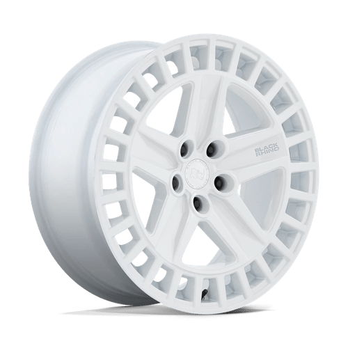 Black Rhino ALSTON Gloss White 20x8.5 +25 5x114.3mm 72.6mm - Wheelwiz