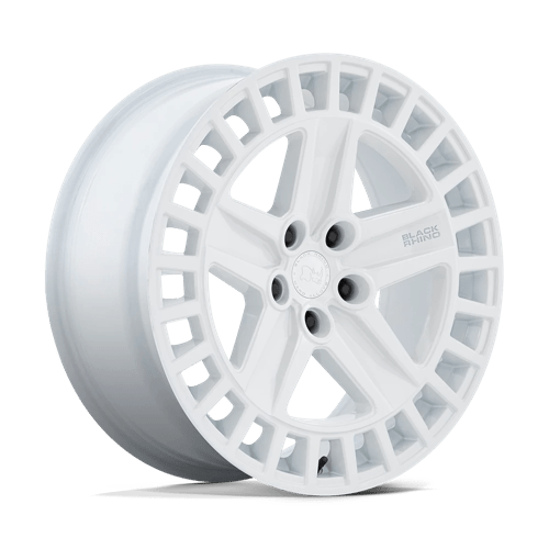 Black Rhino ALSTON Gloss White 20x8.5 +25 5x114.3mm 72.6mm - Wheelwiz