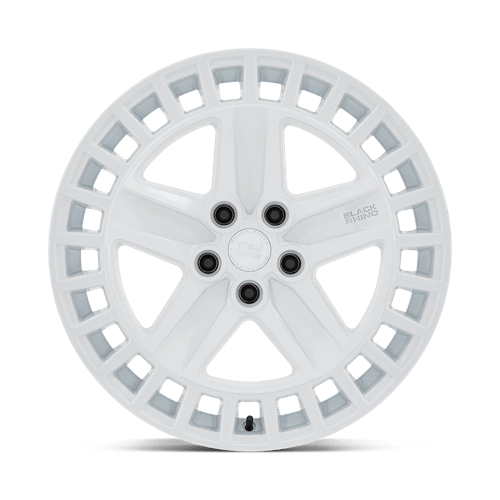 Black Rhino ALSTON Gloss White 20x8.5 +25 5x120mm 74.1mm - Wheelwiz