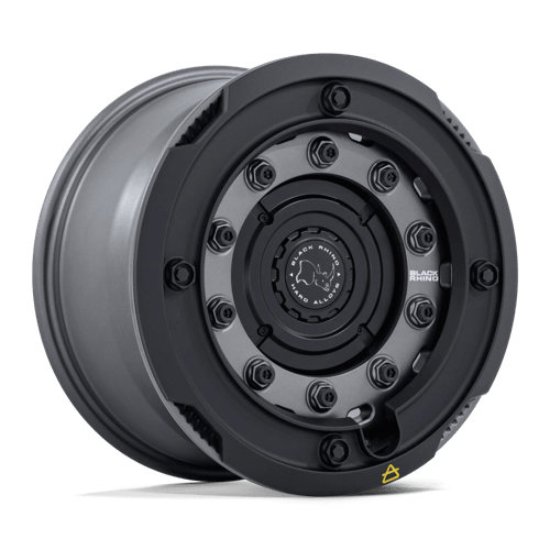 Black Rhino BR027 ARX Gun Black W/ Matte Black Ring 17x8 +32 Custom 78.1mm - Wheelwiz