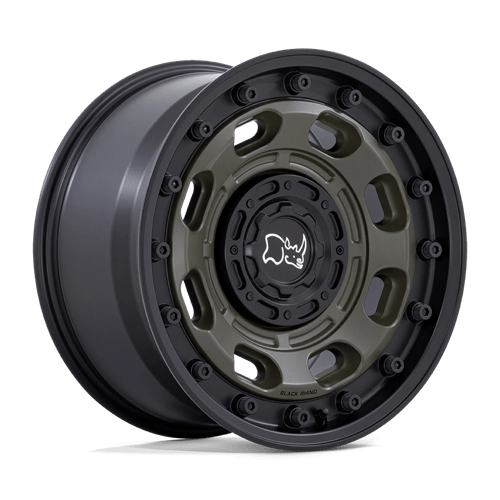 Black Rhino ATLAS Olive Drab Green W/ Black Lip 18x9 0 Custom 72.6mm - Wheelwiz