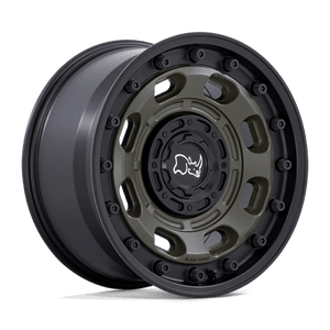 Black Rhino ATLAS Olive Drab Green W/ Black Lip 18x9 0 Custom 72.6mm - Wheelwiz