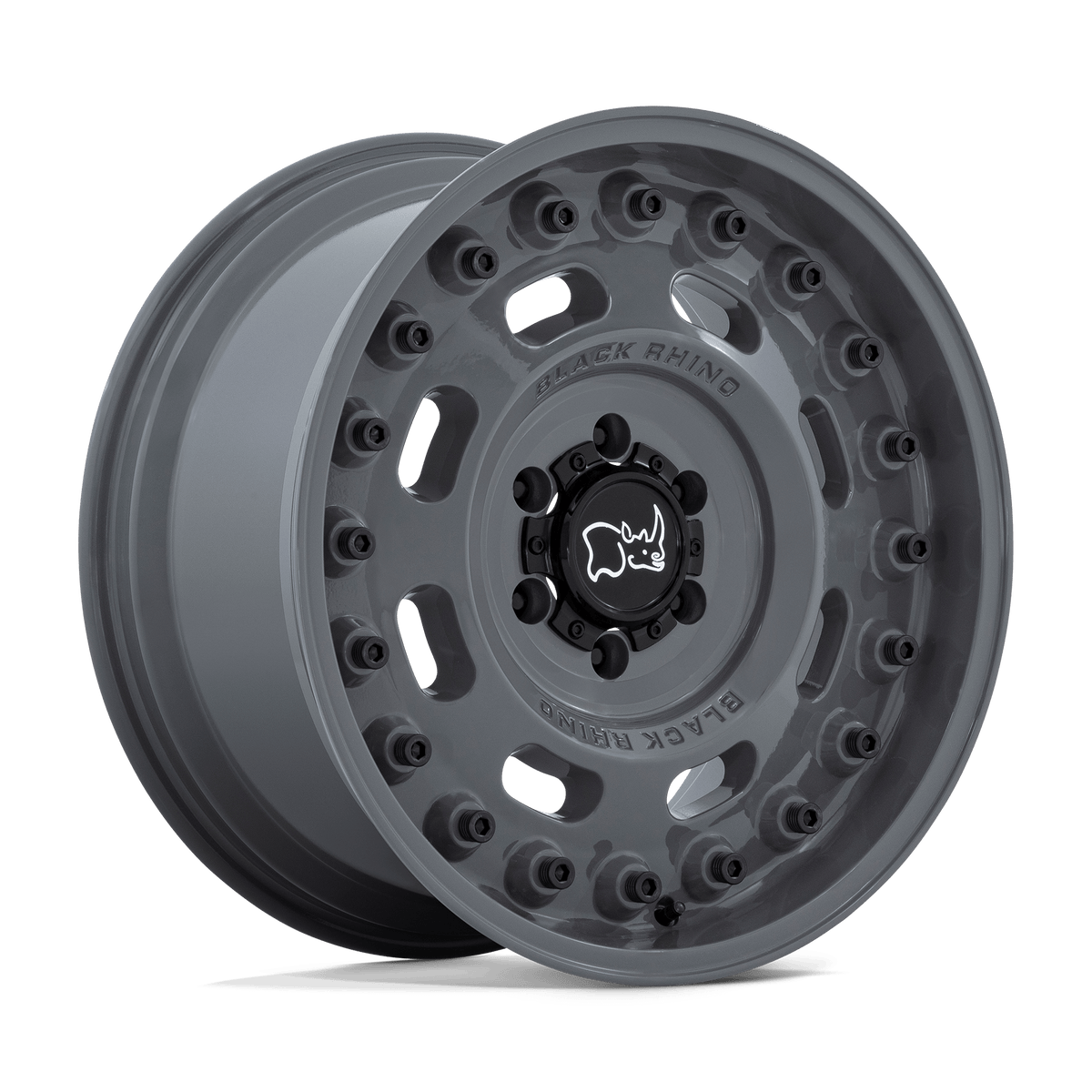 Black Rhino AXLE Battleship Gray 17x9.5 -18 5x127mm 71.5mm - WheelWiz