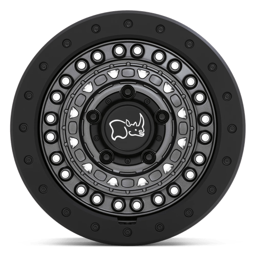 Black Rhino BARRICADE Gun Black W/ Black Rock Guard 17x8.5 +10 6x120mm 67.1mm - Wheelwiz