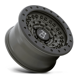 Black Rhino BARRICADE Olive Drab Green W/ Blk Rock 17x8.5 -34 5x127mm 71.5mm - Wheelwiz