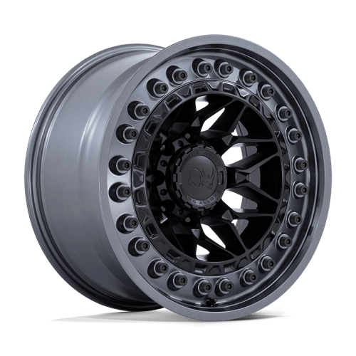 Black Rhino ALPHA Matte Black W/ Gunmetal Lip 17x9 -12 6x135mm 87.1mm - Wheelwiz