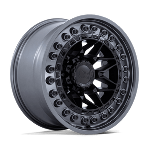 Black Rhino ALPHA Matte Black W/ Gunmetal Lip 18x9 0 6x139.7mm 106.1mm - Wheelwiz