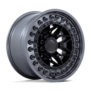 Black Rhino ALPHA Matte Black W/ Gunmetal Lip 18x9 0 8x165.1mm 125.1mm - Wheelwiz