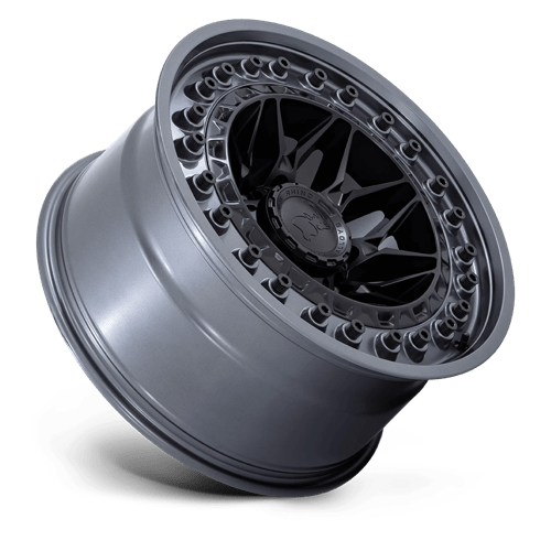 Black Rhino ALPHA Matte Black W/ Gunmetal Lip 17x9 -12 6x135mm 87.1mm - Wheelwiz