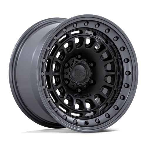 Black Rhino BR014 SAHARA Matte Black W/ Gunmetal Lip 17x9 -12 6x135mm 87.1mm - Wheelwiz