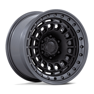 Black Rhino BR014 SAHARA Matte Black W/ Gunmetal Lip 17x9 0 6x139.7mm 106.1mm - Wheelwiz
