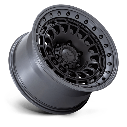 Black Rhino BR014 SAHARA Matte Black W/ Gunmetal Lip 17x9 -12 6x139.7mm 106.1mm - Wheelwiz