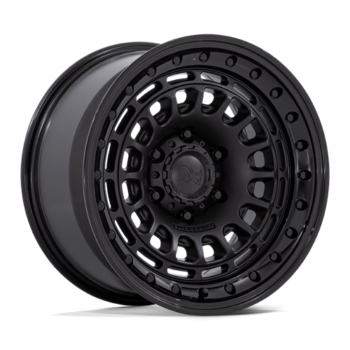 Black Rhino BR014 SAHARA Matte Black W/ Gloss Black Lip 17x9 0 6x114.3mm 66.1mm