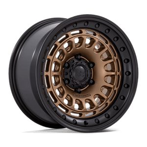 Black Rhino BR014 SAHARA Matte Bronze W Gloss Black Lip 17x9 -12 6x114.3mm 66.1mm - Wheelwiz
