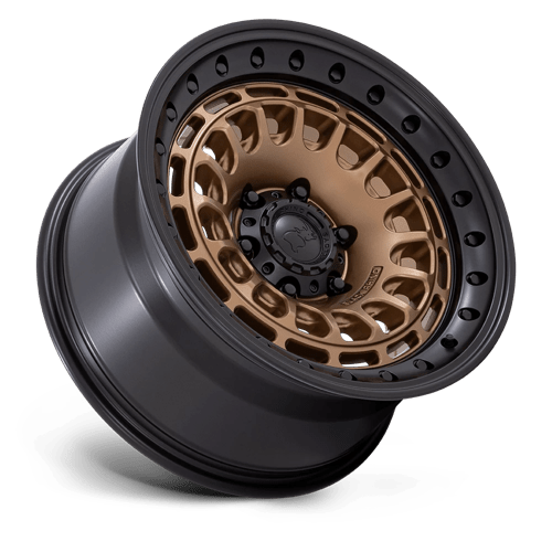 Black Rhino BR014 SAHARA Matte Bronze W Gloss Black Lip 17x9 -12 6x139.7mm 106.1mm - Wheelwiz