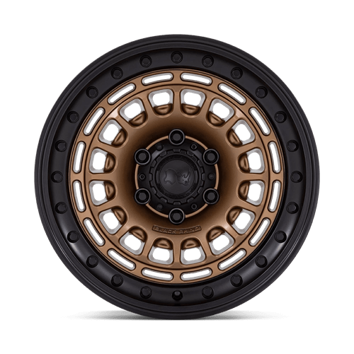 Black Rhino BR014 SAHARA Matte Bronze W Gloss Black Lip 17x9 -12 5x127mm 71.5mm - Wheelwiz
