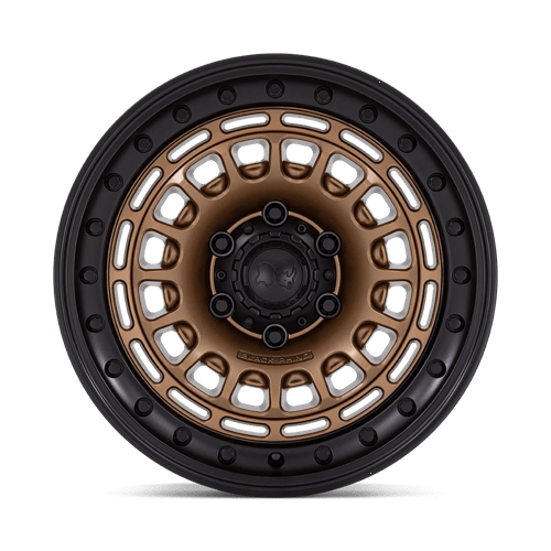 Black Rhino BR014 SAHARA Matte Bronze W Gloss Black Lip 17x9 0 5x127mm 71.5mm - Wheelwiz