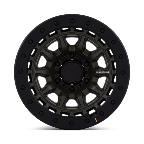Black Rhino BR016 TUSK Olive Drab Green 17x8.5 0 6x139.7mm 106.1mm - Wheelwiz
