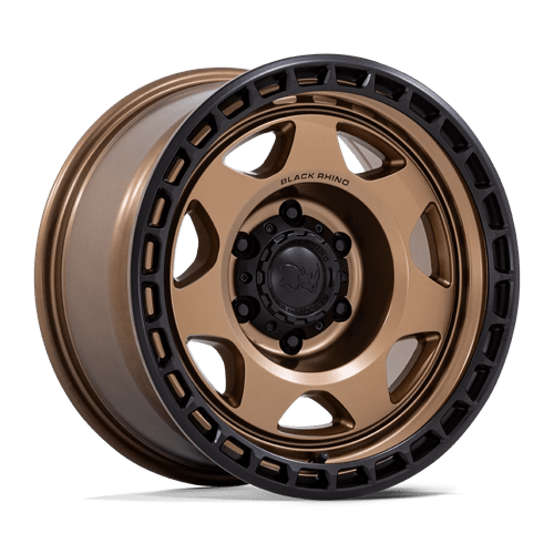Black Rhino BR018 VOYAGER Matte Bronze W/ M-black Lip 17x8.5 0 6x120mm 66.9mm - Wheelwiz