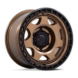 Black Rhino BR018 VOYAGER Matte Bronze W/ M-black Lip 17x8.5 0 5x127mm 71.5mm - Wheelwiz