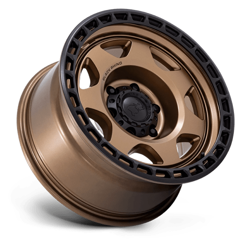 Black Rhino BR018 VOYAGER Matte Bronze W/ M-black Lip 17x8.5 -10 6x120mm 66.9mm - Wheelwiz