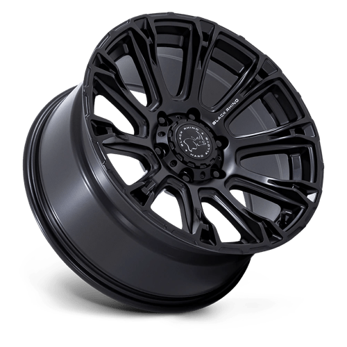 Black Rhino BR020 DIAMONDBACK Matte Black 17x8.5 +25 6x139.7mm 106.1mm - Wheelwiz