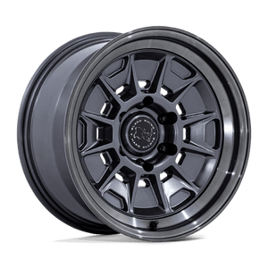 Black Rhino BR021 MONDO Matte Gunmetal W/ G-gray Lip 17x8.5 +20 6x139.7mm 106.1mm - Wheelwiz