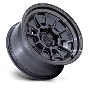 Black Rhino BR021 MONDO Matte Gunmetal W/ G-gray Lip 17x8.5 +20 6x139.7mm 106.1mm - Wheelwiz