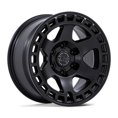 Black Rhino BR022 BAHARI Matte Black 17x8.5 +25 5x114.3mm 72.6mm - Wheelwiz