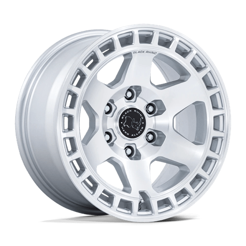 Black Rhino BR022 BAHARI Gloss Silver W/ Machined Face 17x8.5 0 5x127mm 71.5mm - Wheelwiz