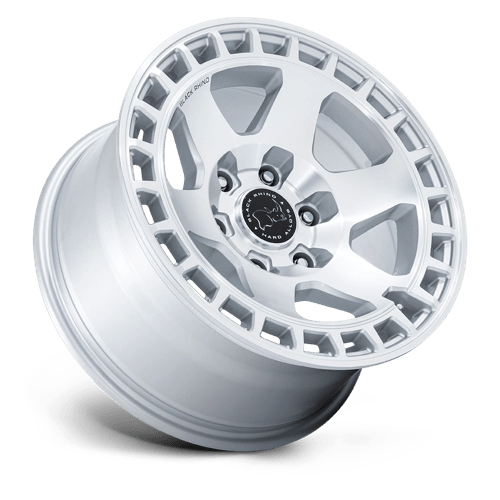 Black Rhino BR022 BAHARI Gloss Silver W/ Machined Face 17x9 +40 5x127mm 71.5mm - Wheelwiz