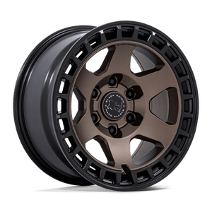 Black Rhino BR022 BAHARI Burnt Bronze W/ Matte Blk-lp 17x8.5 +25 6x139.7mm 106.1mm