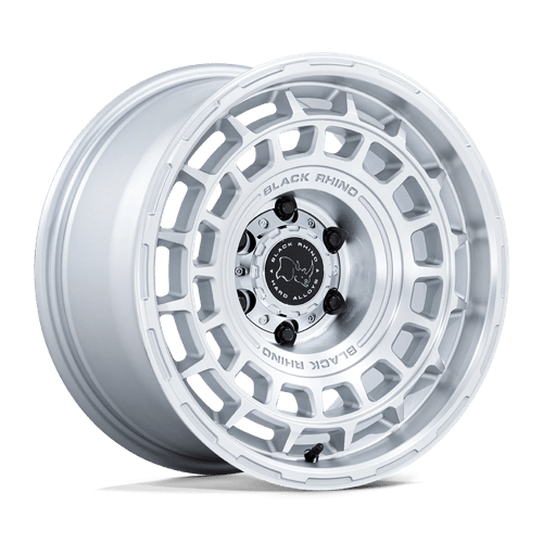 Black Rhino BR024 AWOL Silver W/ Machined Face 17x8.5 -10 6x135mm 87.1mm - Wheelwiz