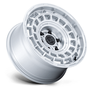 Black Rhino BR024 AWOL Silver W/ Machined Face 17x8.5 +25 6x135mm 87.1mm - Wheelwiz