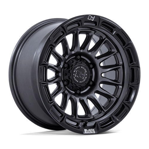 Black Rhino BR025 RIVAL Matte Gunmetal W/ Matte Blk-lp 20x9 +1 6x139.7mm 106.1mm - Wheelwiz