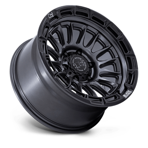 Black Rhino BR025 RIVAL Matte Gunmetal W/ Matte Blk-lp 17x9 -12 6x139.7mm 106.1mm - Wheelwiz