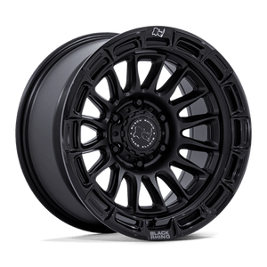 Black Rhino BR025 RIVAL Matte Black W/ Gloss Blk-lp 17x8.5 +10 6x135mm 87.1mm